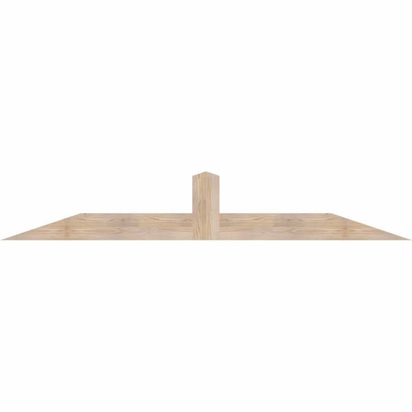 Ekena Millwork Portland Smooth Timber Gable Bracket, Douglas Fir, 84"W x 14"H x 1 1/2"D x 5 1/2"F, 4/12 Pitch GBW084X14X0206POR00SDF - main